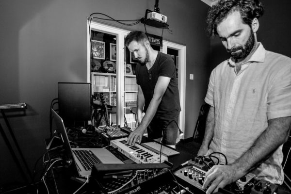 Ampscent – Jacek Doroszenko and Marcin Sipiora – musicians working in the studio